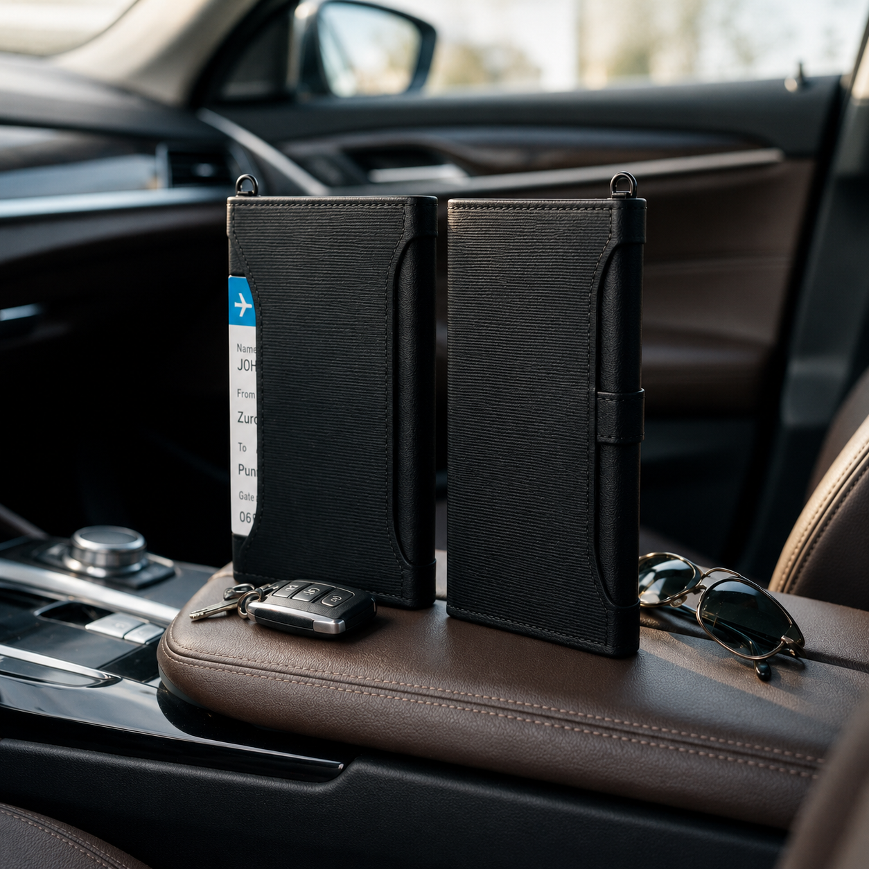 RFID Travel Wallet - Passport Holder & Travel Organizer