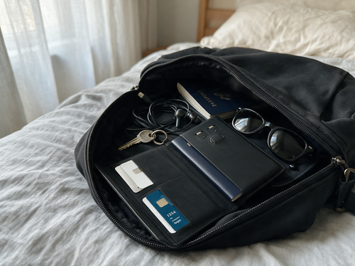 RFID Travel Wallet - Passport Holder & Travel Organizer